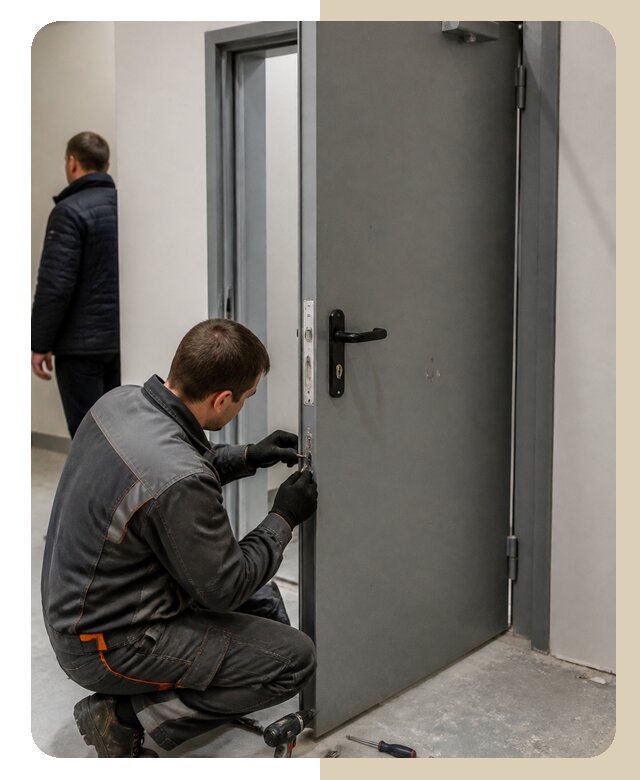 Ремонт противопожарной двери в Бийске по цене 6752 р. | ДвериЛегко-Бск