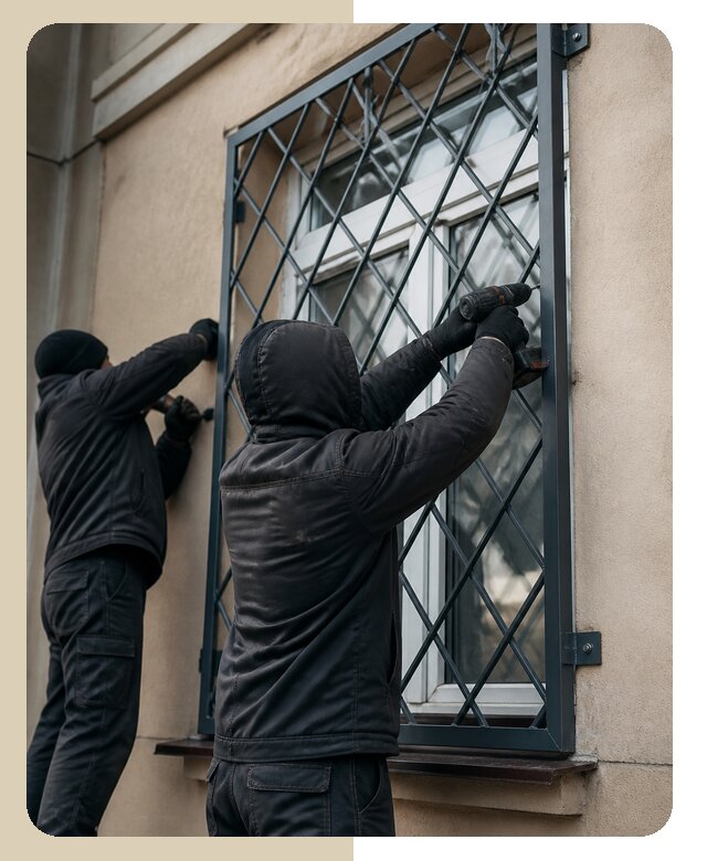 Установка антивандальных решеток на окна в Бийске